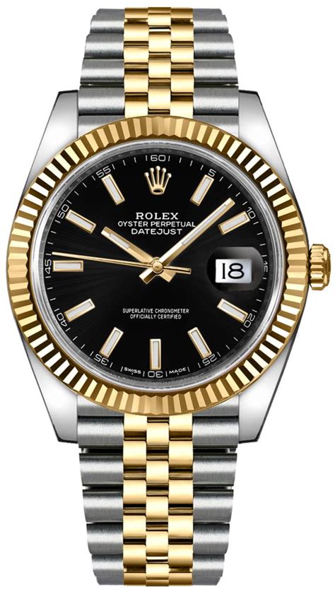 rolex con quadrante nero|Orologio Rolex Datejust 41 in acciaio Oystersteel .